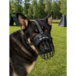 Намордник металлический обливной инавационный усиленный 3D K9 INDUSTRIES