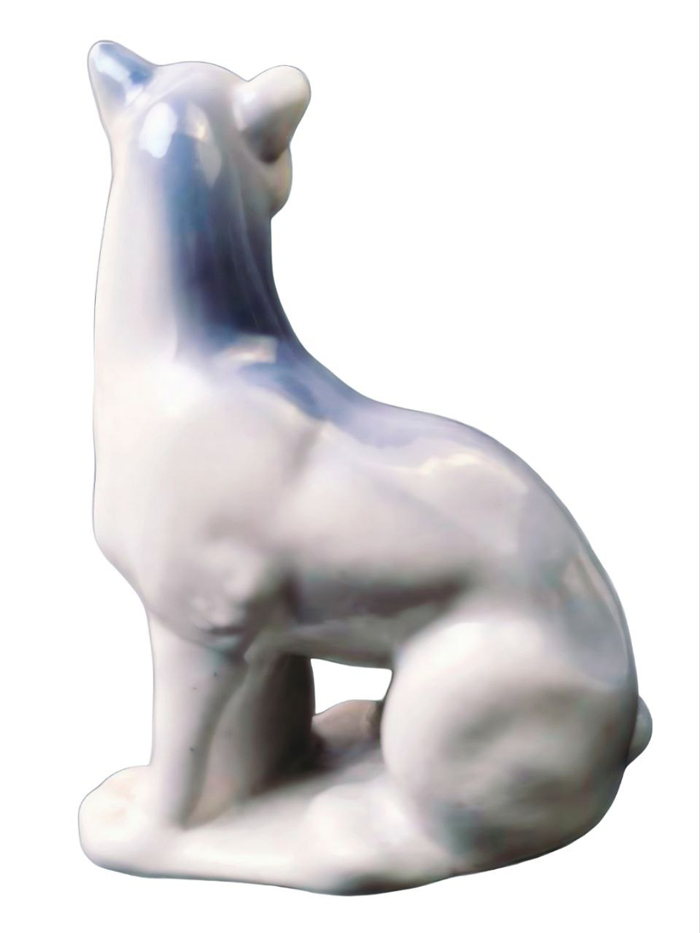 Фарфоровая статуэтка "Пантера" Полонский ЗХК