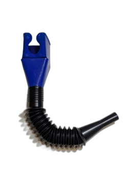 +x Воронка непроливайка для мототехники и др. Синяя