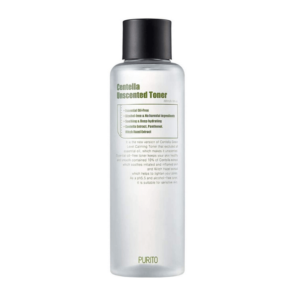 Тонер с центеллой Purito Centella Unscented Toner, 200 мл