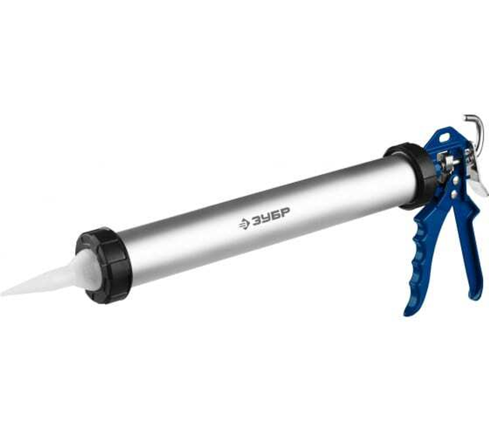 ПИСТОЛЕТ ДЛЯ ГЕРМЕТИКА ЗУБР 600МЛ ЗАКРЫТЫЙ АЛЮМ КОРПУС 06633-60