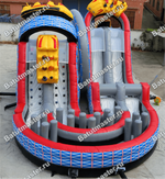 Надувной батут-горка "Американские горки"