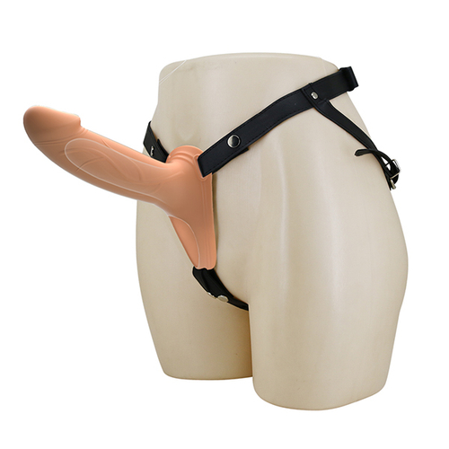 Мужской страпон 24,9см на эластичных ремешках с кольцом под мошонку Pretty Love Harness Briefs London BW-022108-1