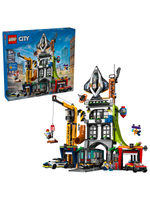 Конструктор Лего Сити Городская башня 60473 | LEGO City The City Tower | большая городская башня с метро 1941 деталь 8+