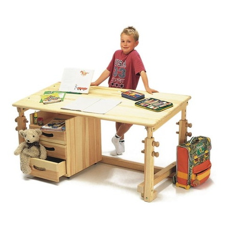 арт. 5011 Стол трансформер из натурального дерева