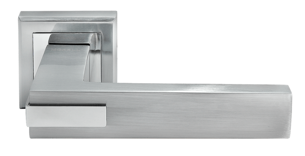 Дверные ручки Morelli "JURA" MH-43 SC/CP-S Цвет - Хром/полированный хром