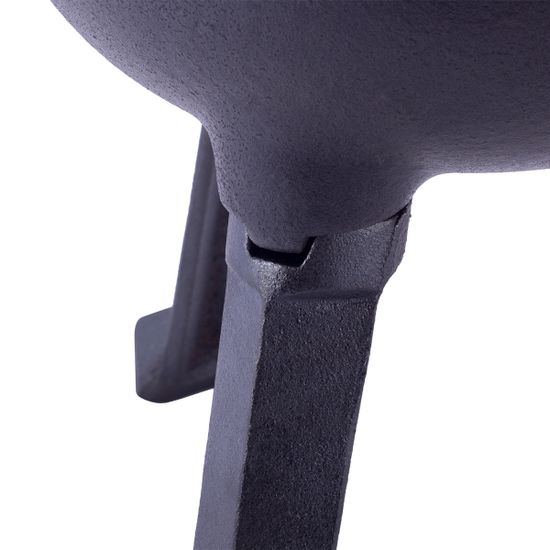 Котелок чугунный 7 л. на ножках с крышкой и креплениями Kamille KM-4801V