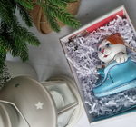 Котик в ботинке игрушка из фарфора