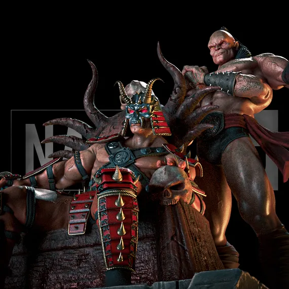 Shao and Goro - Mortal Kombat
