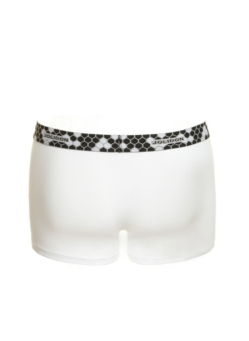 Мужские трусы-боксеры с широкой резинкой с рисунком в виде сот (Размер: L) (Цвет: черный)