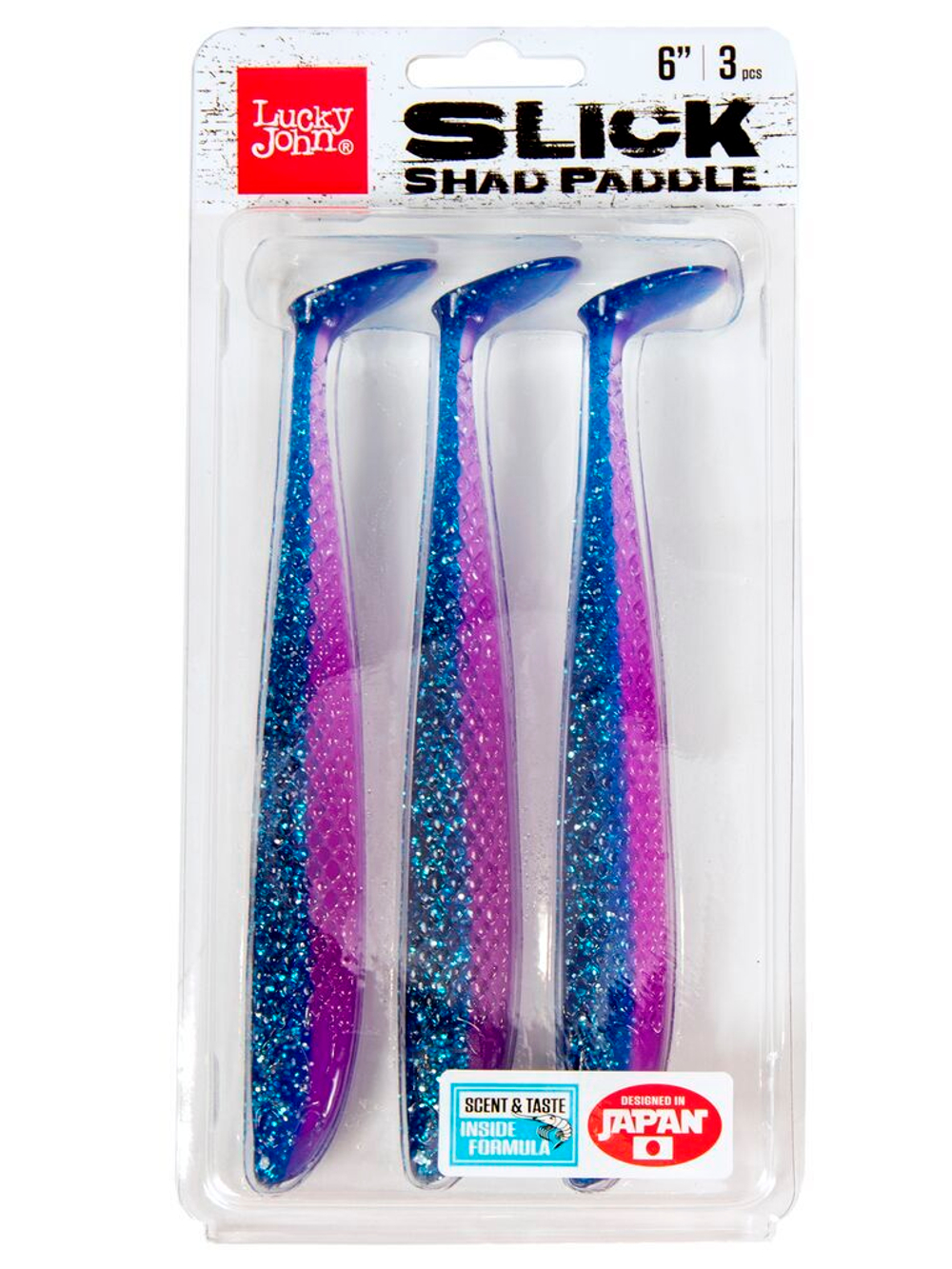 Виброхвосты LJ 3D Series SLICK SHAD PADDLE 6.0in (15.20)/Z18 3шт