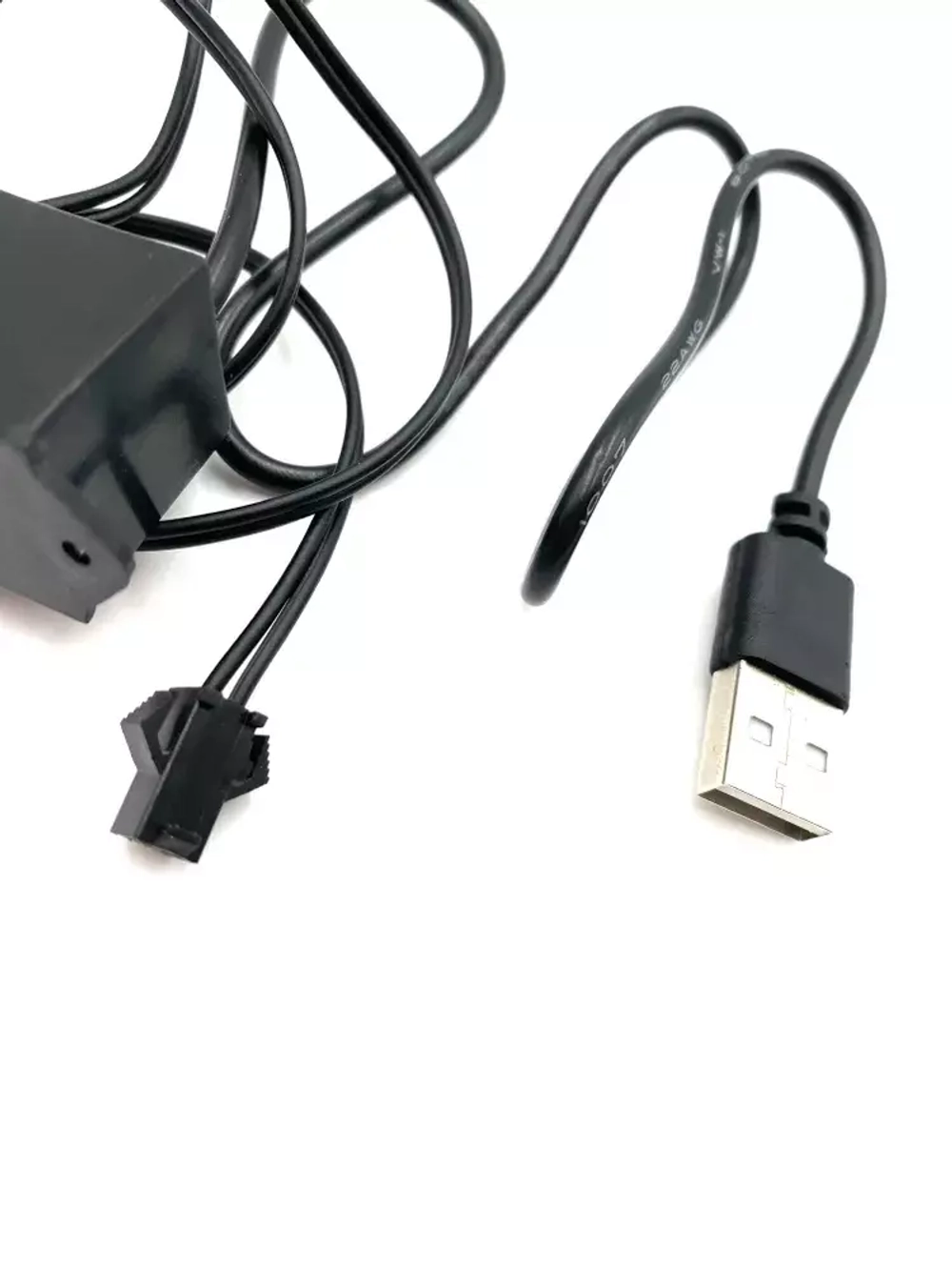 Переходник для неоновой ленты USB 5w (блок подключения)