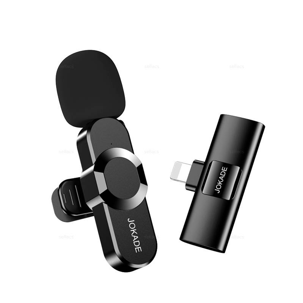 Беспроводной петличный микрофон Jokade JD057 для Lightning (black)