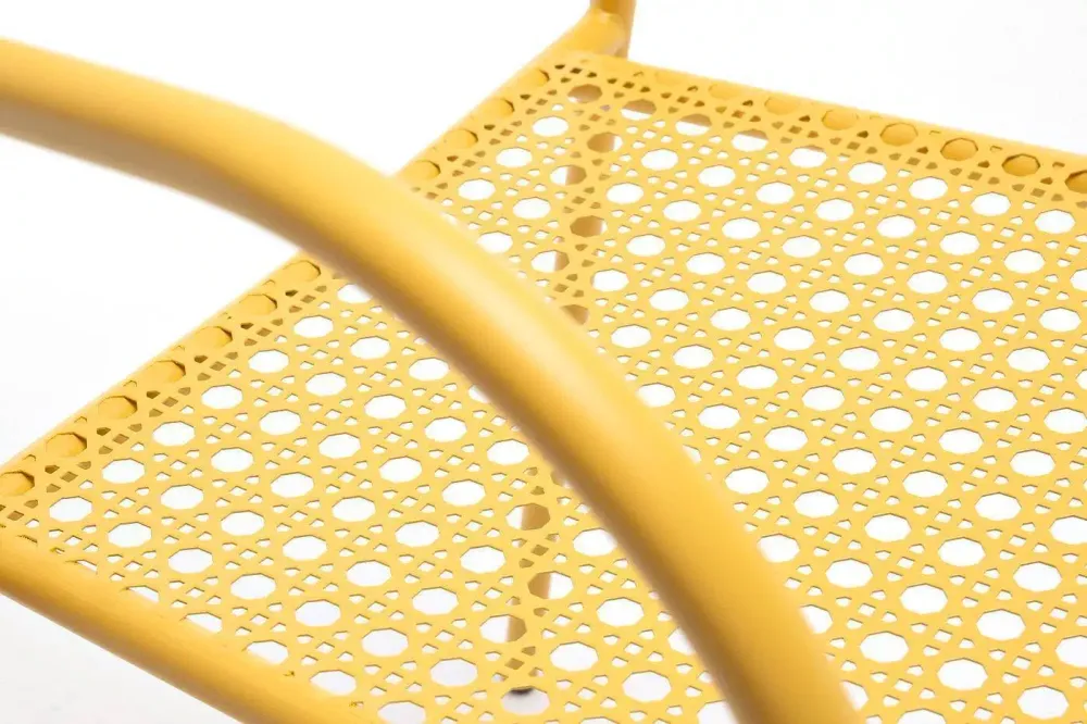 "Посейдон" стул стальной, цвет желтый