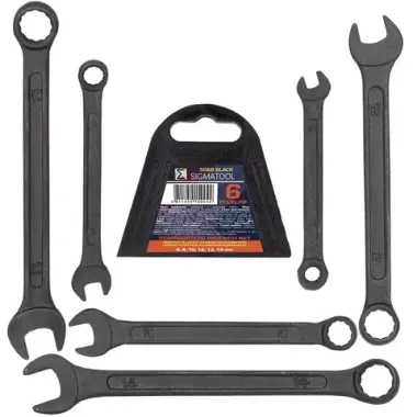 Ключи комбинированные, набор 6пр. (6, 8, 10, 12-14мм) SIGMATOOL Sigmatool-5068 BLACK