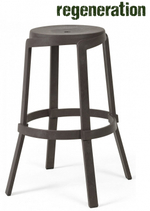 Табурет пластиковый барный Nardi Stack Maxi, терра