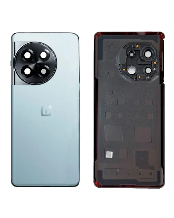 Задняя крышка для OnePlus 11R (PHK110) / Ace 2 (CPH2487) серебристый (Galactic Silver) со стеклом камеры