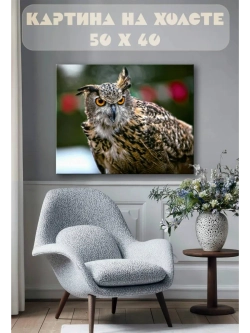 Картина на стену 40 X 50 Сова