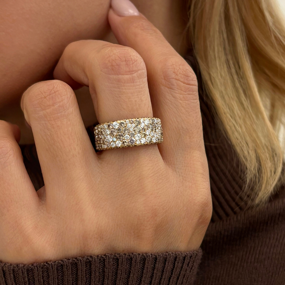 Кольцо с Бриллиантами, R0256-0/58