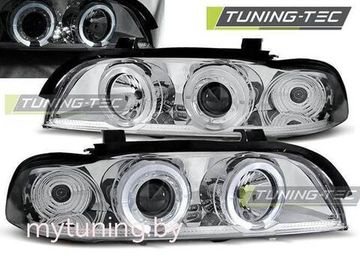 Фары передние ANGEL EYES CHROME для BMW E39 09.95-05.03