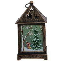 GAEM Изделие декоративное "Фонарь" (подсветка, 3xLR44), L6,5 W6,5 H12,5 см, 3в.