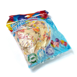 Шар воздушный прозрачный Alingar, №10, "Цветы", с цветным рисунком, 100шт/уп, пакет с европодвесом