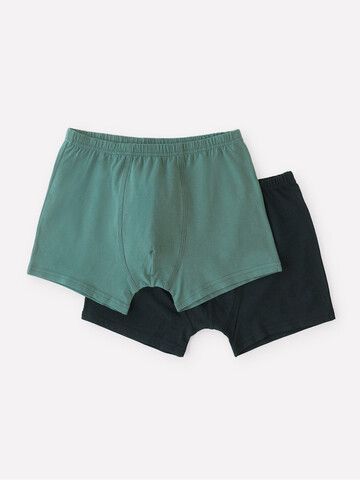 набор трусы/ уп  для мальчика  К 1912-2уп/темный малахит,индиго