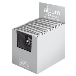 Innova Q4601417 Фотоальбом - мини 24 фото 10*15cm Glitter , черный, кармашки | Innova