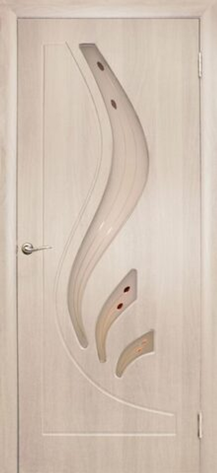 Межкомнатные двери СОЗВЕЗДИЕ Лилия ПО, Дуб беленый