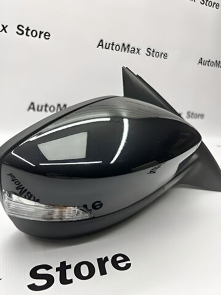 Зеркало боковое заднего вида в сборе правое электрическое Поло/Рапид VAG ОРИГИНАЛ. 5JB857502M C9X