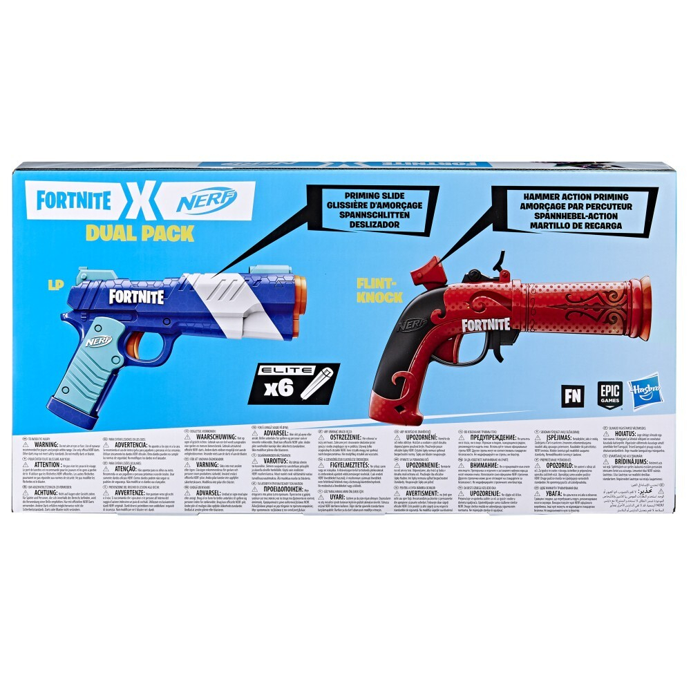 Hasbro Nerf - Две пусковые установки Fortnite LP и Flint-Knock + стрелы F6243 / артикул   F6243  / GTIN 5010996113382