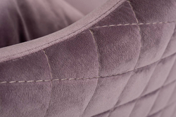 Кресло вращающееся Verona Garda Decor VERONA-2K-ЛИЛОВЫЙ-Bel13