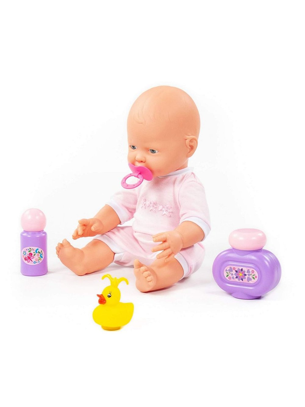 Кукла пупс Весёлый 35 см с аксессуарами в коробке (78360)