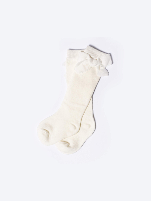 Гольфы с бархатным бантиком, Молоко