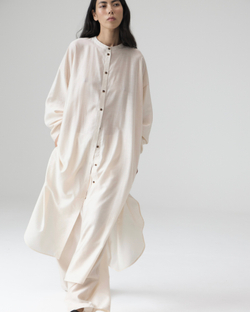 Платье-рубашка из батиста