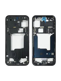 Средняя часть корпуса (рамка) для Google Pixel 9 Pro черная (Obsidian)