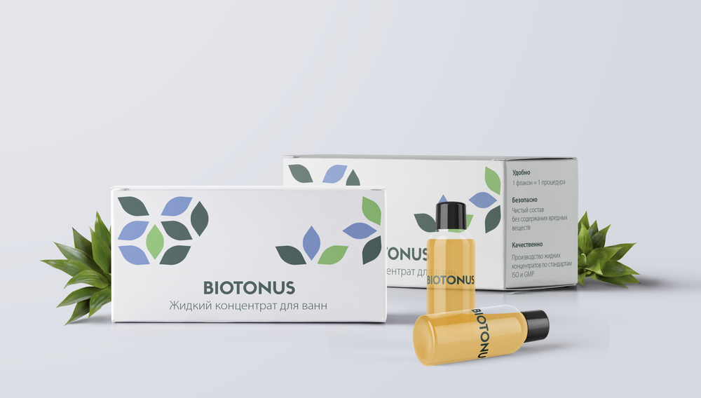 Набор Жидкий концентрат для ванн BIOTONUS Соевый 300 мл (10 флаконов по 30 мл в коробке)