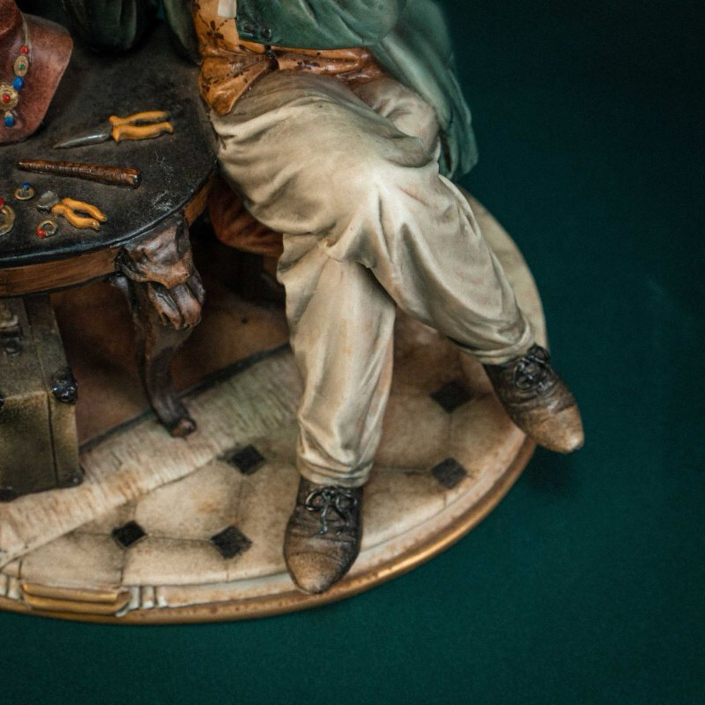 Винтаж: Фарфоровая мануфактура Capodimonte «Ювелир»