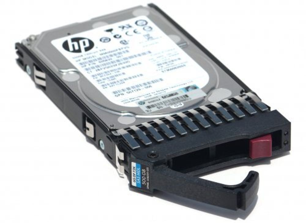 Жесткий диск HP 500GB, 6G, SAS, 7.2K RPM, SFF,2.5&quot; DP MIDLINE 508009-001