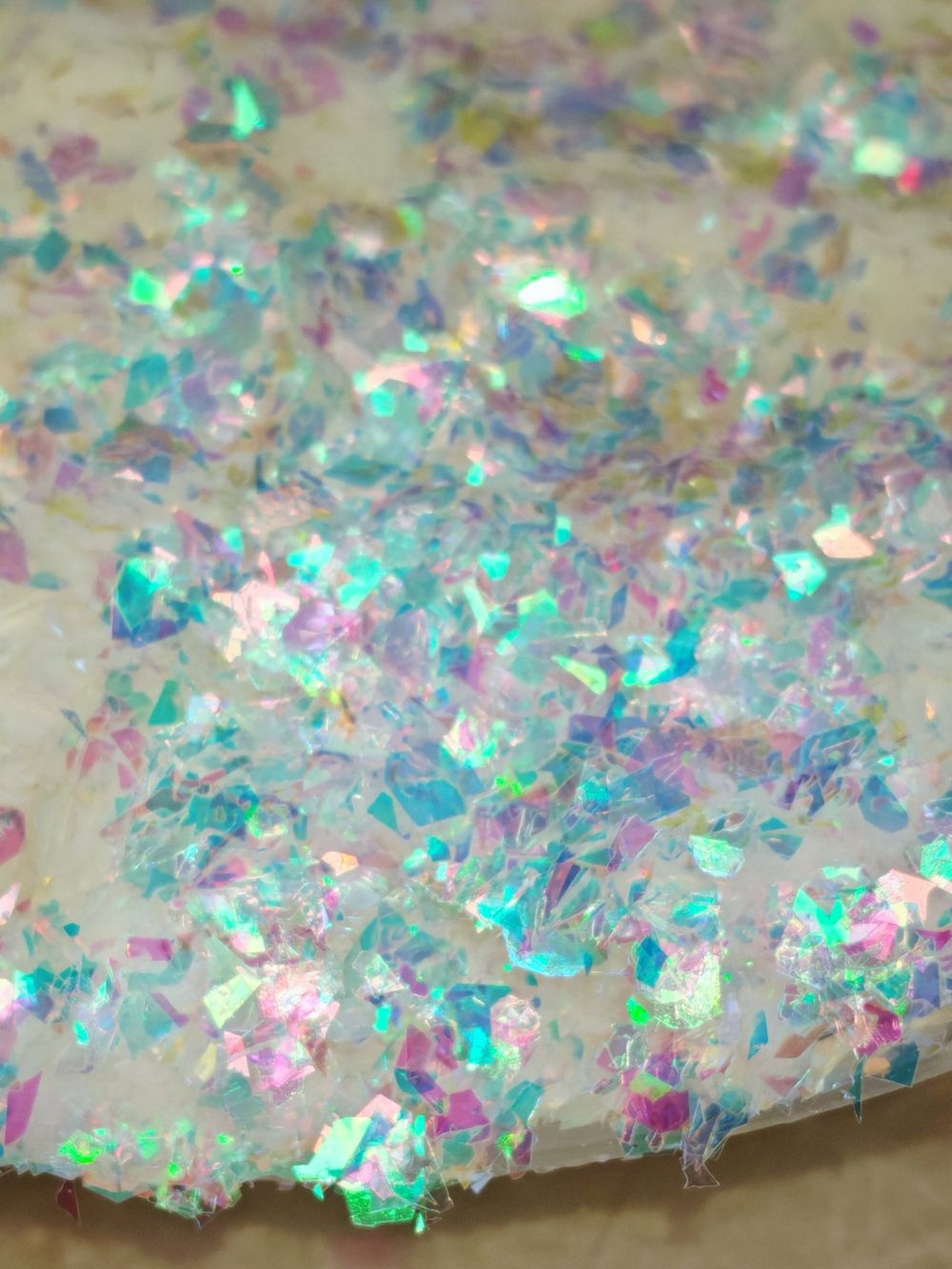 Хлопья - слюда 88717 хамелеон прозрачный - для литья изделий и творчества