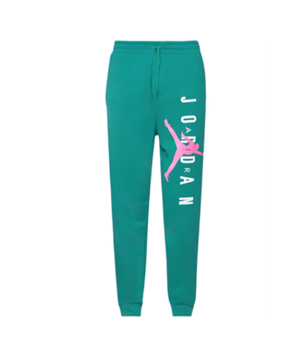 Nike Air Jordan Fleece Joggers Sweatpants "Green Pink"