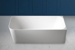 Ванна из искусственного камня ABBER Stein AS9621-1.7 R белая матовая  170x75 см