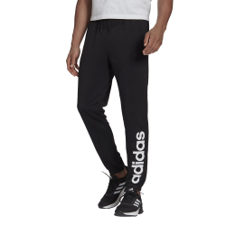 Мужские теннисные штаны adidas Linear French Terry Training Pants Men - Black, White