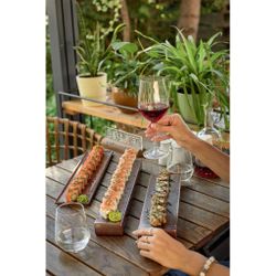 Блюдо прямоугольное 43*7 см h3,5 см   P.L. [2]