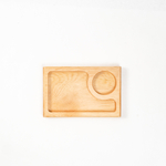 Менажница деревянная из сибирского кедра для подачи блюд и закусок. MG128