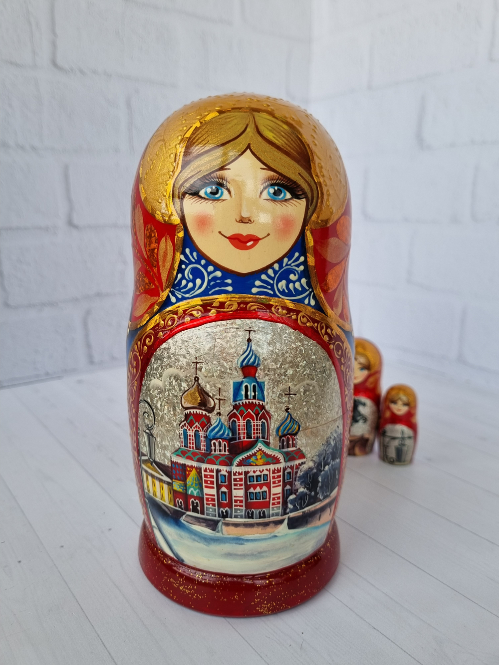 Матрёшка "Виды города" 5мест