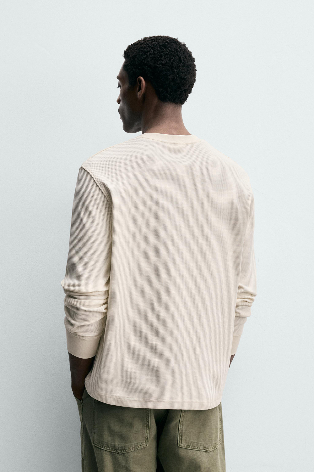 ZARA ФУТБОЛКА С НОМЕРОМ, ЭКРЮ