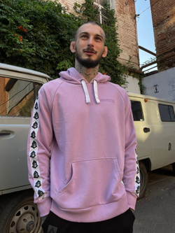 Худи UNAFFECTED Лампасы Лиловый