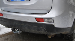 Фаркоп оцинкованный Galia M126A для Mitsubishi Outlander 2012-(паспорт и сертификат в комплекте)(без электрики)