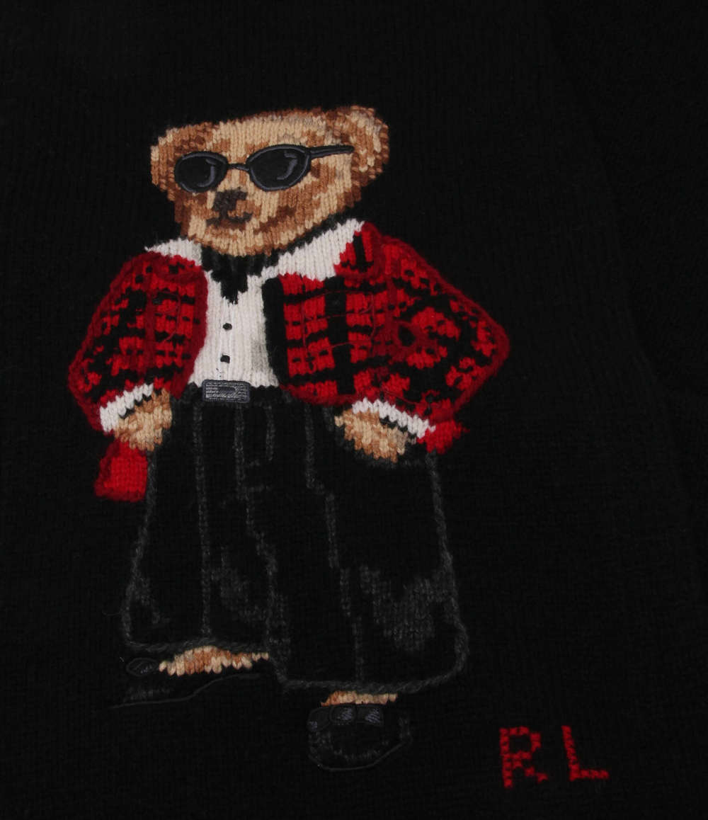 Хлопчатобумажная шаль POLO RALPH LAUREN - черный(455931402)